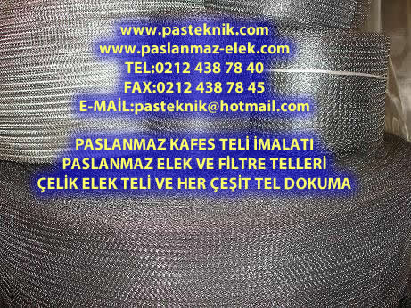 gaz filtre türbin teli