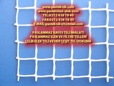 plastik kafes telleri